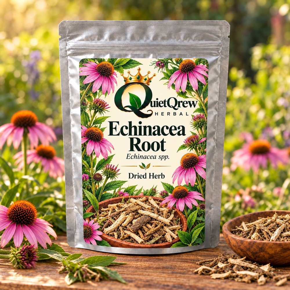 Echinacea Root — Echinacea spp. — QuietQrew Herbal label